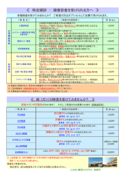 健診オプション検査のご案内