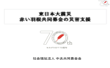 （参考資料）東日本大震災 赤い羽根共同募金の災害支援(PDFファイル)