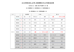 2016年第35回 山下杯 東京都第6ブロック予選大会