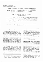 土壌病害虫防除のための臭化メチル代替技術の開発