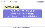 インターネットマーケティング データマイニング×最適化 ～ビジネス