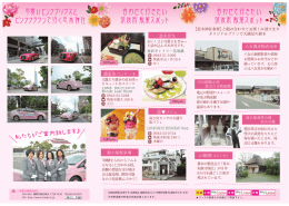 合わせて行きたい 筑後市散策スポット 可愛いピンクプリウスと ピンク