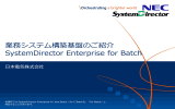 SystemDirector Enterprise for Batch V9.3