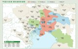 平成24年度 居住地別生徒数