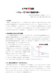 とやま夢走動 ～リレーでつなぐ地域の絆～