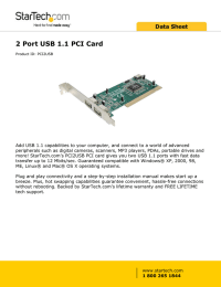 PCI2USB Add USB 1.1 capabilities to your computer