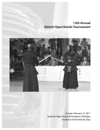 13th Annual Detroit Open Kendo Tournament