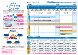 メンテナンスパスポートはメリットいっぱい