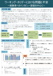 ワーキング・ホリデーにおける問題と不安
