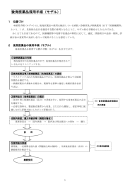 後発医薬品採用手順（モデル）