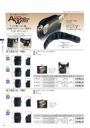 アルミ製ベルト通し、 立体EVAクッション採用で ベストポジション! 電工腰