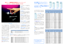 WPI 期間限定特別キャンペーン!