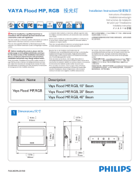 VAYA Flood MP, RGB - Philips Color Kinetics