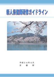 新人保健師研修ガイドライン